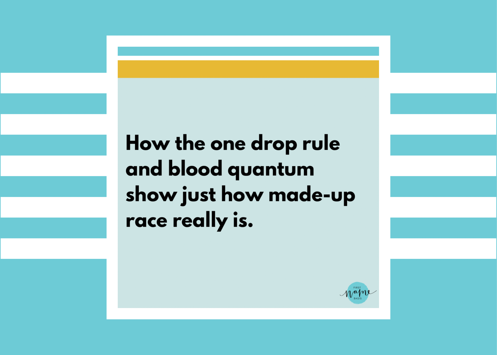 How the One Drop Rule and Blood Quantum Show Just How Made-Up Race Really Is